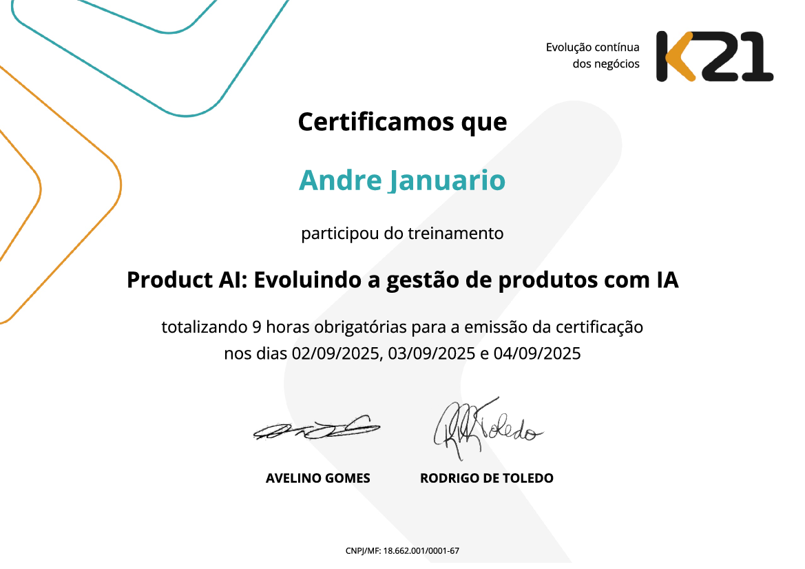 Certificado K21